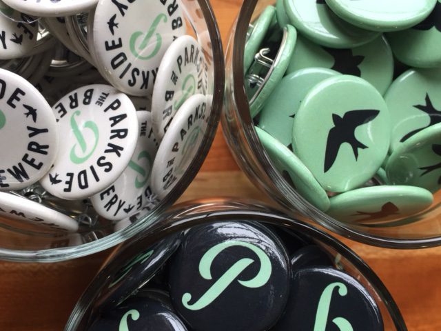 Parkside brewery buttons